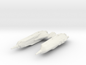 Klingon Chargh Class 1/15000 in White Natural Versatile Plastic
