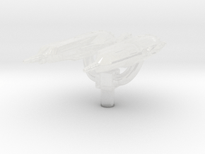 Klingon Chargh Class 1/20000 Attack Wing in Clear Ultra Fine Detail Plastic
