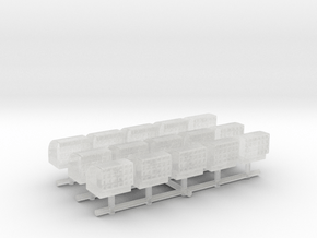 1/100 DKM Vent Side Set x15 in Clear Ultra Fine Detail Plastic