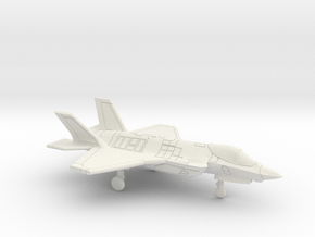 F-35A Lightning II (Clean) in White Natural Versatile Plastic: 6mm