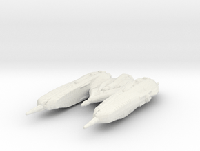 Klingon Jach Class 1/15000 in White Natural Versatile Plastic