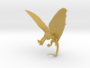 Cork dragon - 8.74 x 4.89 x 8.77 cm in Tan Fine Detail Plastic