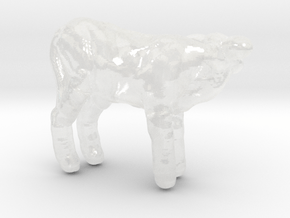 Ankole-Watusi 1:160 Calf in Clear Ultra Fine Detail Plastic