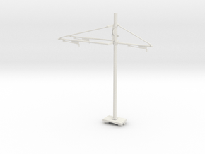 [1/160] Hong Kong KCR Light Rail Pole (G) in White Natural Versatile Plastic