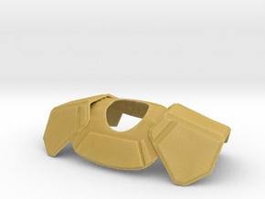 ARC trooper pauldron realistic 3.75 scale  in Tan Fine Detail Plastic