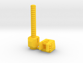 TF Armada Star Saber Upgrade in Yellow Smooth Versatile Plastic: Small