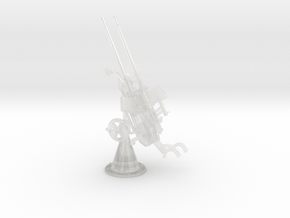 1/72 DKM 20mm C/30 Double Flak Elevated in Clear Ultra Fine Detail Plastic