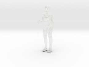 Lost in Space - Dr Smith (Military) with Laser Gun in Clear Ultra Fine Detail Plastic
