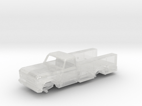1/64 International truck with utility bed in Clear Ultra Fine Detail Plastic