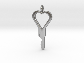 Long Heart - Precut for Kink3D Locksets in Natural Silver