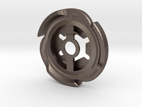 Metal Wheel - Vile in Polished Bronzed-Silver Steel