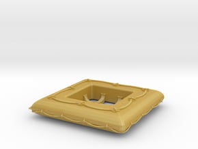 1/100 Germany Kriegsmarine Life Raft Single in Tan Fine Detail Plastic