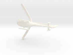 035I SA-341 Gazelle 1/200 in White Smooth Versatile Plastic