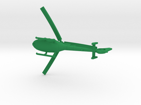 035I SA-341 Gazelle 1/200 in Green Smooth Versatile Plastic