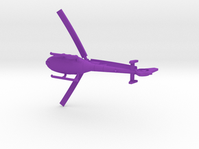 035I SA-341 Gazelle 1/200 in Purple Smooth Versatile Plastic