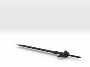 TF Master Sword for Commander Class in Black Smooth Versatile Plastic
