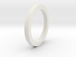 Square sectioned ring in Basic Nylon Plastic