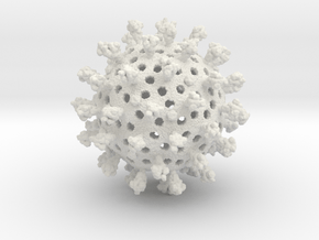 Novel Coronavirus Christmas Ornament in Basic Nylon Plastic