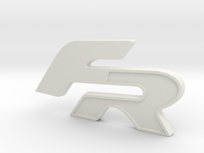 Pre-Facelift Front Grill S Badge FR Logo - Filled in Basic Nylon Plastic