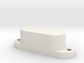XII-style pickup cover also fits Mustang bass in White Natural Versatile Plastic
