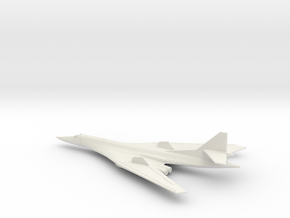 Tupolev Tu-160 Blackjack in Basic Nylon Plastic: 1:350