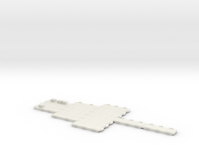 1/700 Scale Modular Causeway Trident in Basic Nylon Plastic