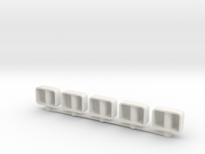 JConcepts - BF | KC 5 light bar set - base  in Basic Nylon Plastic