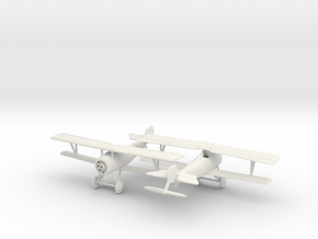 Nieuport 17 bis (vickers) x2 1/144  in Basic Nylon Plastic
