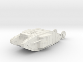 1/120 WW1 Tank Mark1 Male in Basic Nylon Plastic