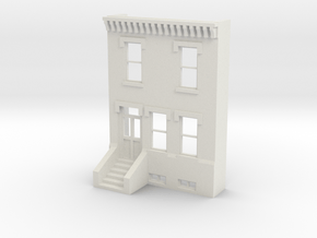 HO SCALE ROW HOME FRONT 2S  in Basic Nylon Plastic