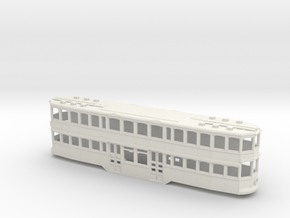O SCALE double deck trolley rev in Basic Nylon Plastic