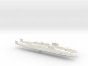 HMS Resolution SSBN x 2, 1/1800 in Basic Nylon Plastic