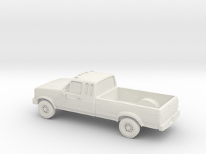 1/87 1989 Ford F250 Extendet Cab in Basic Nylon Plastic