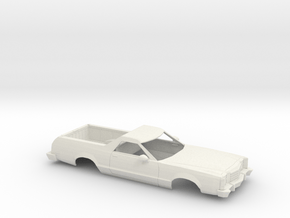 1/25  1977-79 Ford Ranchero Shell in Basic Nylon Plastic