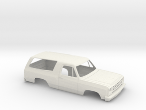 1/24 1981-90 Dodge Ram Charger Shell in Basic Nylon Plastic