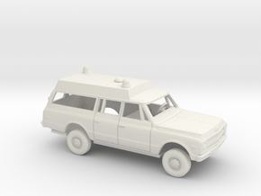 1/64 1967-70 Chevrolet Suburban Ambulance Kit in Basic Nylon Plastic