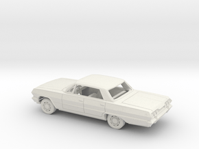 1/64 1963 Chevrolet Impala Sedan Kit in Basic Nylon Plastic