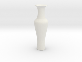 Printle Thing China Vase 1/24 in Basic Nylon Plastic