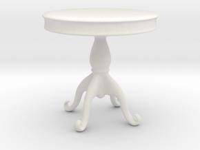 Printle Thing Baroque Table 1/24 in Basic Nylon Plastic