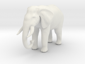 Printle Animal Elephant - 1/87 in Basic Nylon Plastic