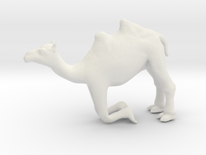 Printle Animal Camel Kneeling - 1/48 in Basic Nylon Plastic