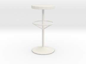 Printle Thing Bar stool - 1/24 in Basic Nylon Plastic
