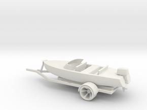 Printle Thing Boat and trailer - 1/24 in Basic Nylon Plastic