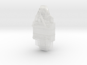 V shuttle 3 pod in Clear Ultra Fine Detail Plastic: 1:87 - HO
