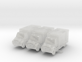 Ambulance Freightliner M2 106  in Clear Ultra Fine Detail Plastic: 6mm