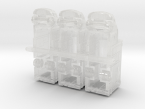 Ambulance Sprintr in Clear Ultra Fine Detail Plastic: 6mm
