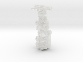 OK P 3axle snow plow deicer rev2 in Clear Ultra Fine Detail Plastic: 1:160 - N