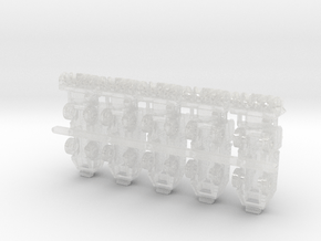 Rolba 3000 snow blower in Clear Ultra Fine Detail Plastic: 6mm