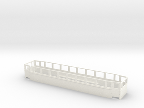 OHE DT0501 Wagenkasten neue Form (vorgebohrt) in White Smooth Versatile Plastic
