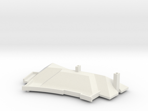 MV's house, roof, v2 in White Natural Versatile Plastic